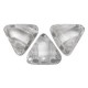 Cuentas de vidrio Kheops® par Puca® - Crystal 00030
